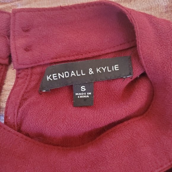 Kendall & Kylie Maroon Romper - Picture 4 of 5